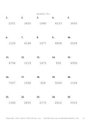 Double Digits Problem Set AY Answers