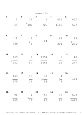 Simplify by 2 Problem Set AL Answers