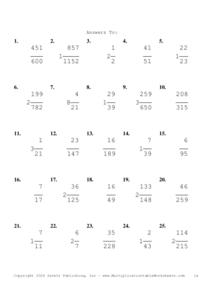 Simplify by 2 Problem Set AM Answers