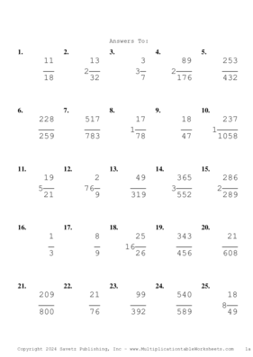 Simplify by 2 Problem Set AQ Answers