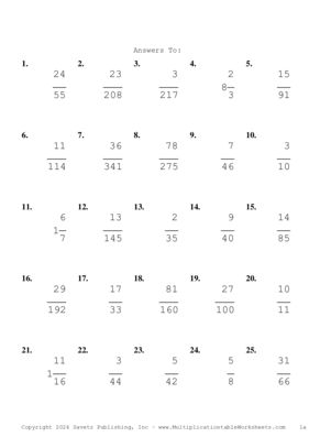 Simplify by 3 Problem Set AM Answers