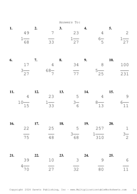 Simplify by 3 Problem Set AR Answers